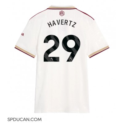 Zenski Nogometni Dres Arsenal Kai Havertz #29 Rezervni 2025-26 Kratak Rukav Zenski Nogometni Dres Arsenal Kai Havertz #29 Rezervni 2025-26 Kratak Rukav